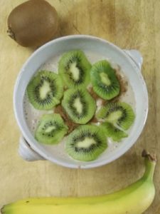 porridge banane kiwi