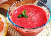 recette smoothie framboise pamplemousse