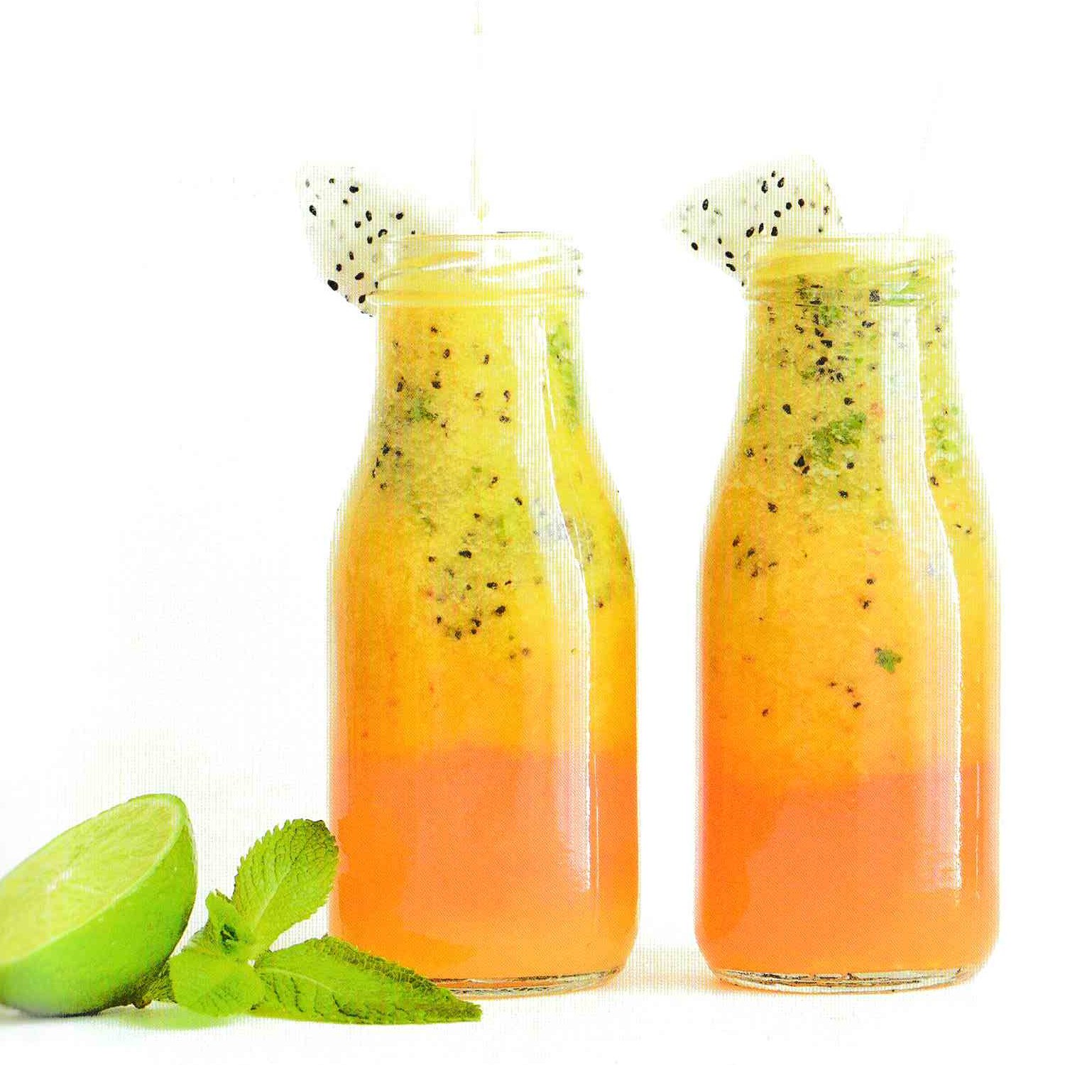 recette smoothie orange fruit du dragon